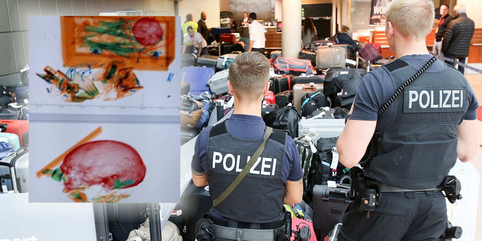 Am Montagmittag kam es am Münchner Flughafen zu einem Polizei-Großeinsatz. Der Grund: Eine Frau hatte das Skelett ihres Ehemanns im Gepäck.