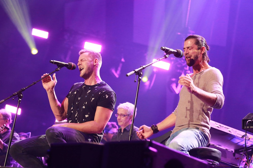 Paul Pizzera und Otto Jaus treten als Duo Pizzera & Jaus in der Stadthalle auf, 21. Juli 2018