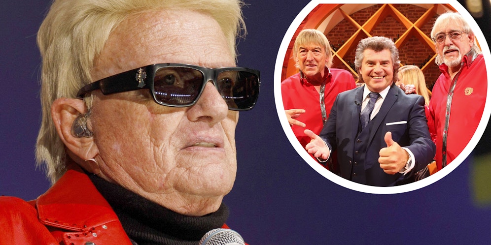 Heino musste ein Medley seines Rivalen über sich ergehen lassen.
