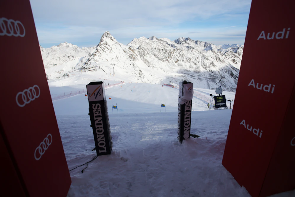 Ein verfrühter Start in den Ski-Winter. 