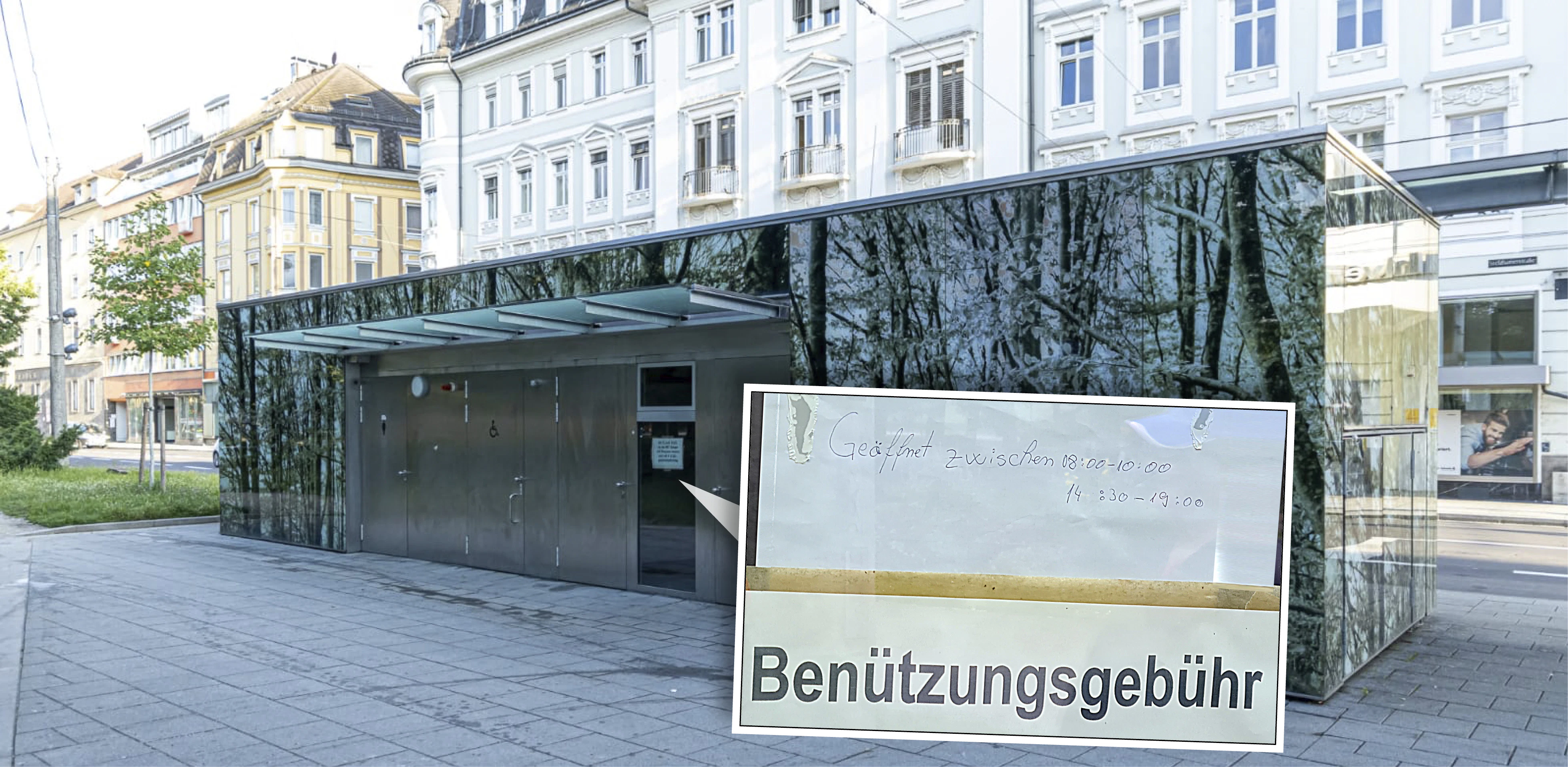 Nur zu bestimmten Zeiten ist die Pinkelpause im Linzer Volksgarten kostenpflichtig.