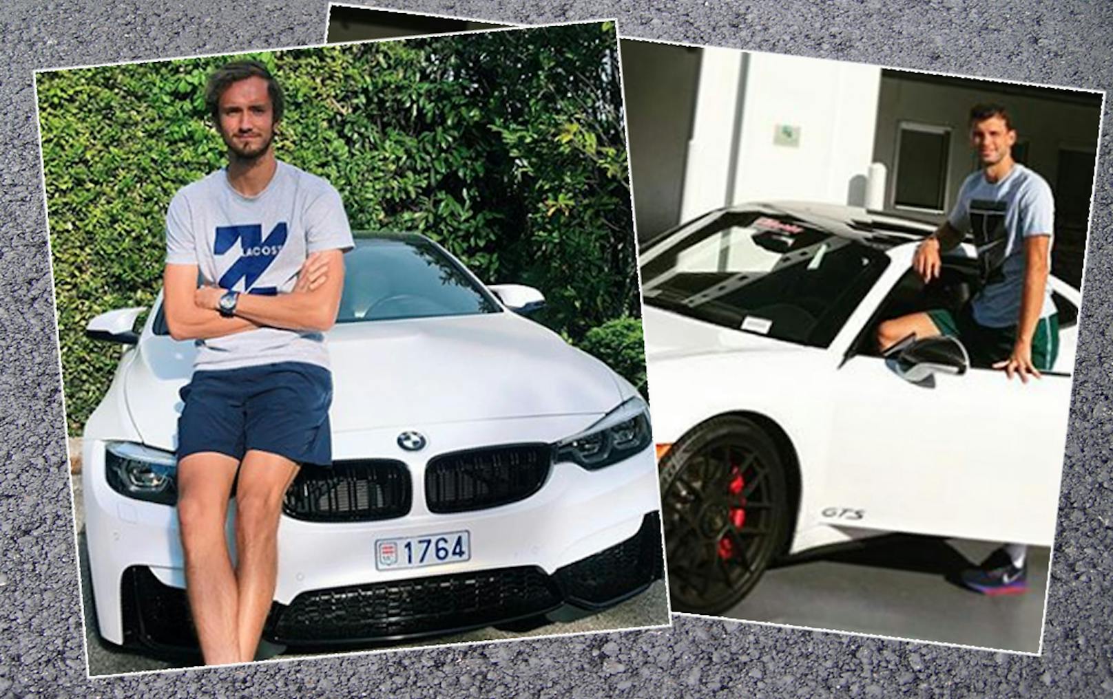 Daniil Medvedev und Grigor Dimitrov haben ihren Führerschein und ihre Luxus-Autos verloren