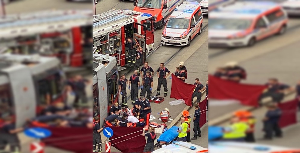 Rettungseinstaz am Höchstädtplatz (Brigittenau)