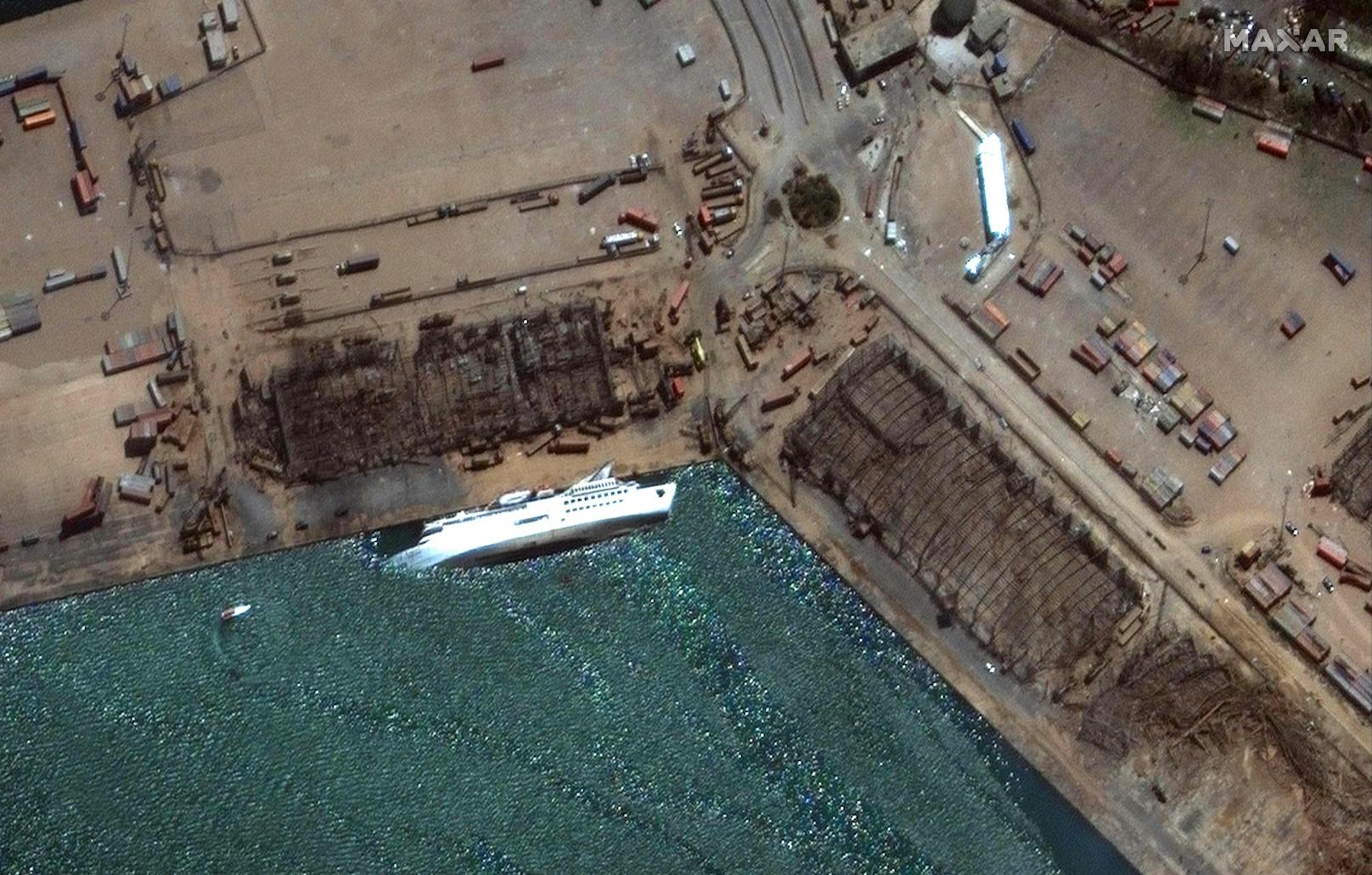 Kreuzfahrtschiff durch Beirut-Explosion gesunken