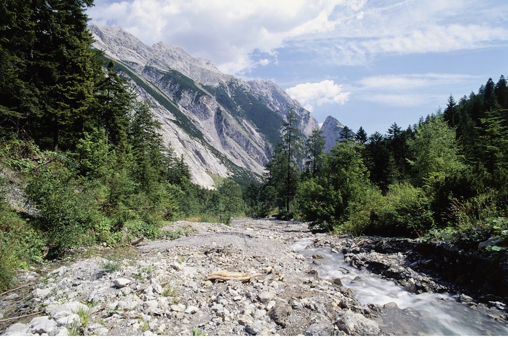 Das Wander-Paradies Halltal wurde komplett gesperrt.