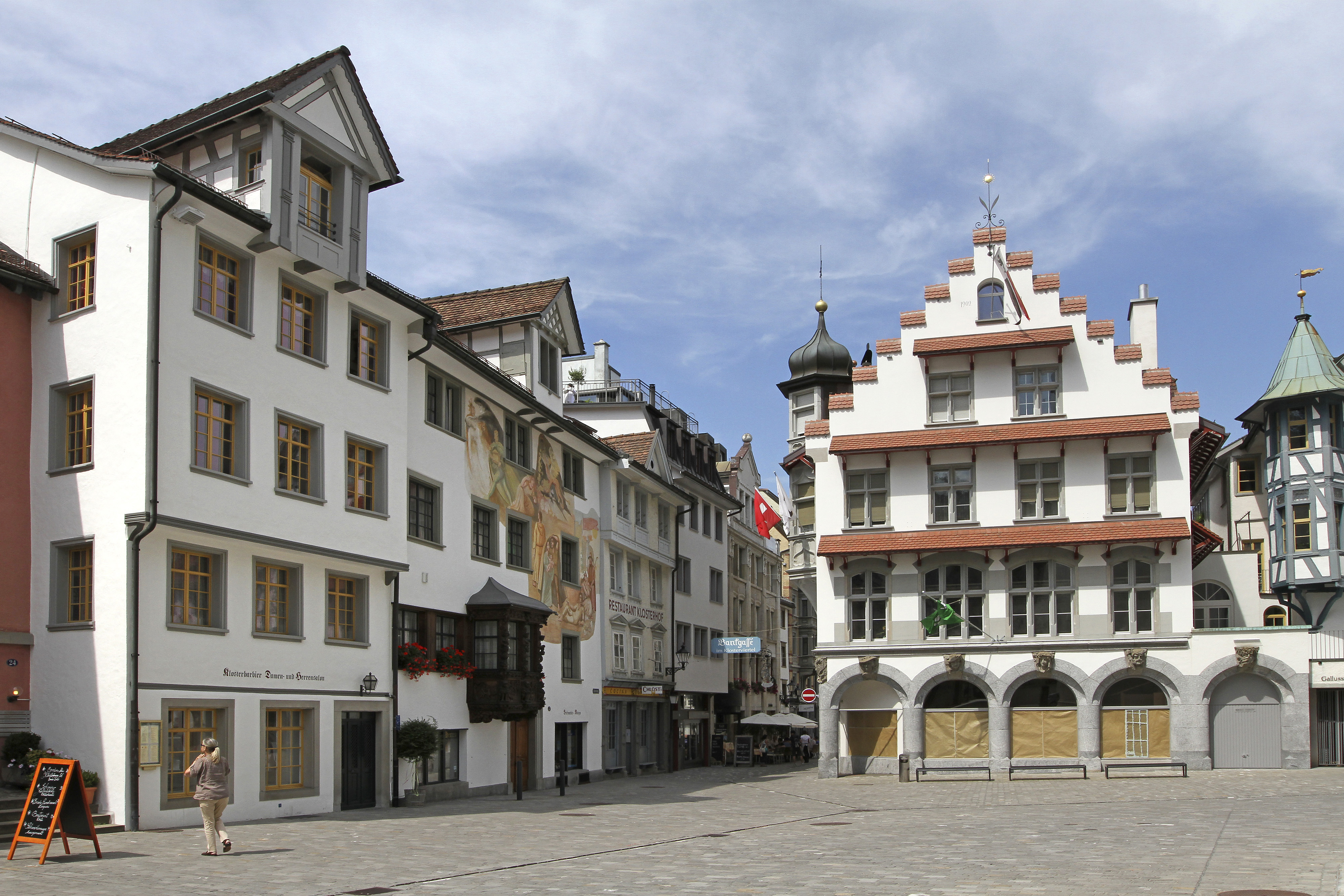 Der Gallusplatz in St. Gallen (Symbolbild)