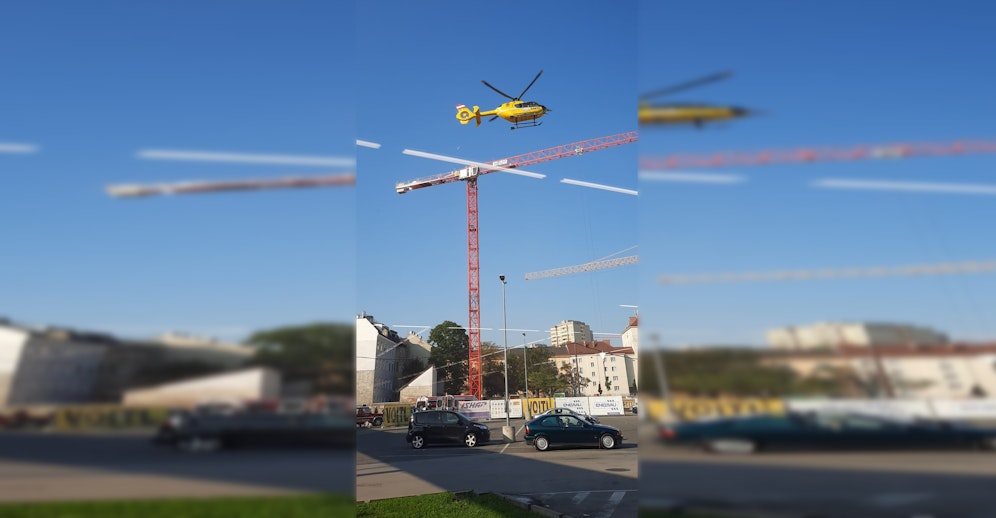 Arbeitsunfall in Wien-Simmering