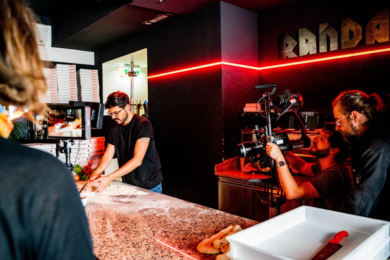 Am Mittwoch wurde in der Pizzeria Randale...