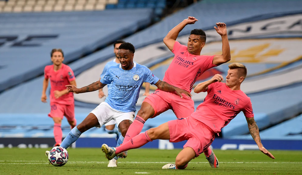 Raheem Sterling wirbelt die Real-Abwehr schwindlig