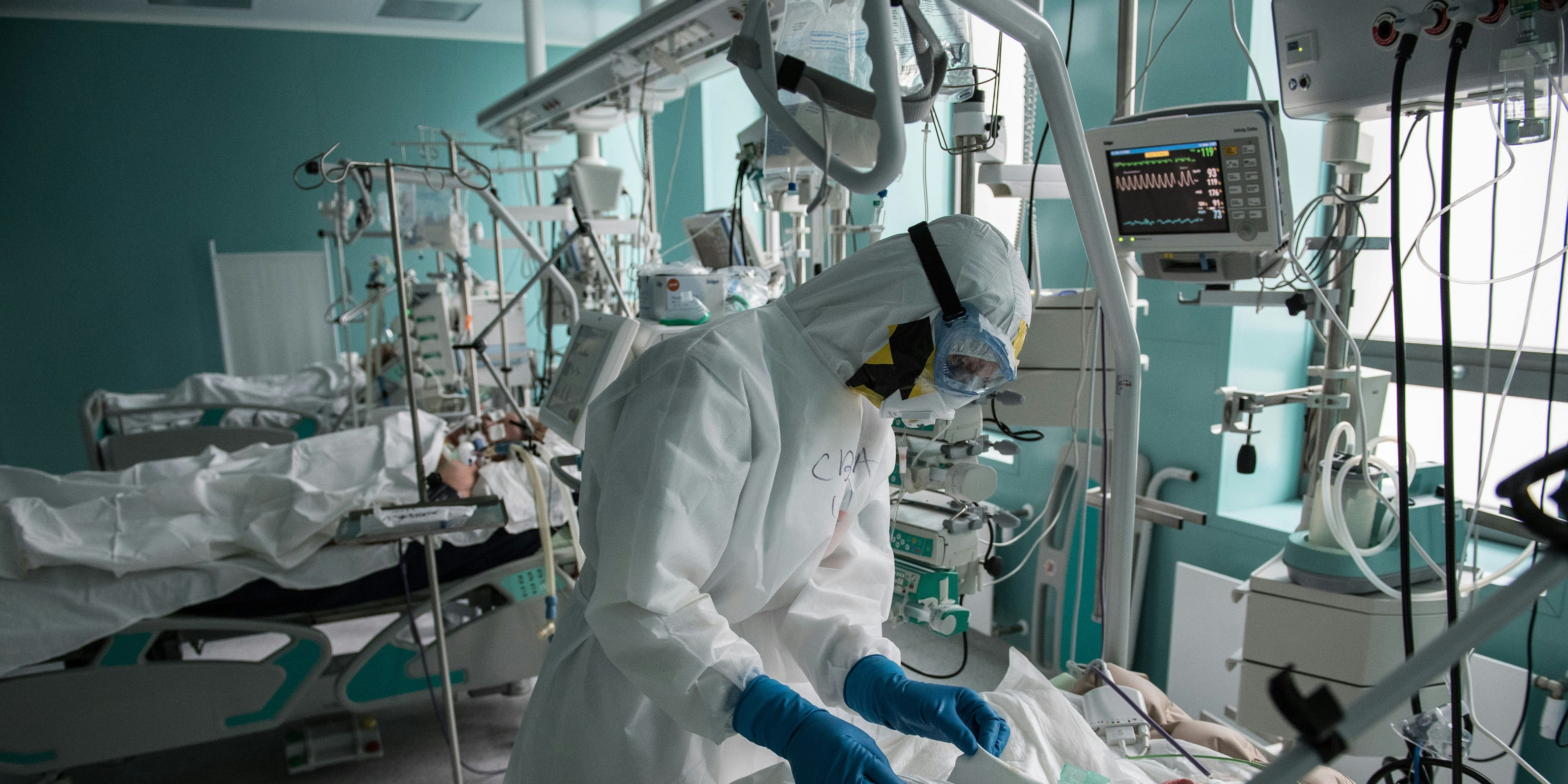 Auch die Lungen genesener Patienten sind teils stark angegriffen.