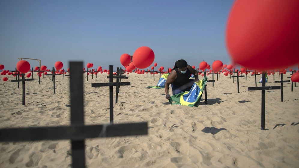 In Brasilien gibt es mehr als 100.000 Corona-Tote zu beklagen.