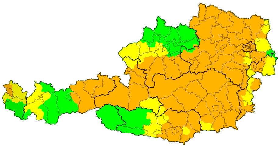 In weiten Teilen des Landes schüttet es wie aus Kübeln.
