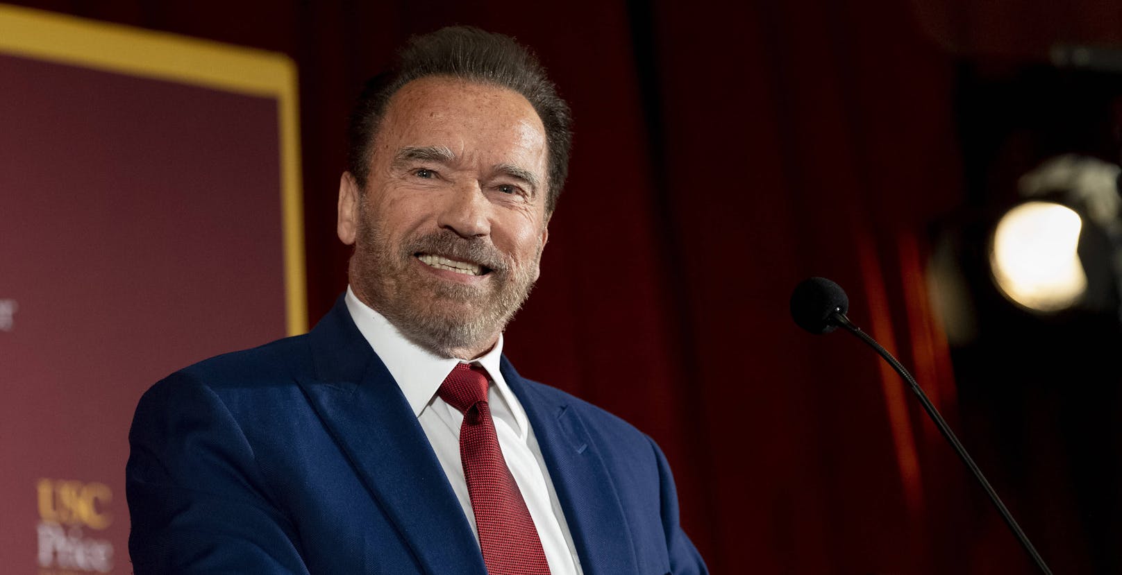 Arnold Schwarzenegger setzt sich für das Klima ein.
