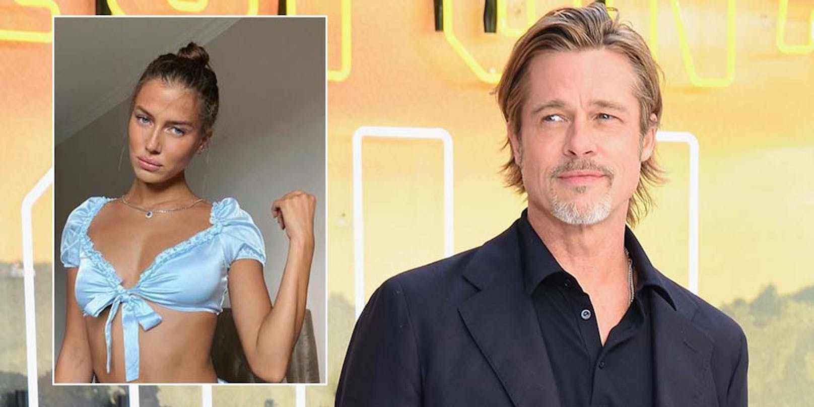 <strong>Brad Pitt</strong> hatte das Model <strong>Nicole Poturalski</strong> nach der Deutschland-Premiere von "Once upon a Time ... in Hollywood" kennen gelernt.