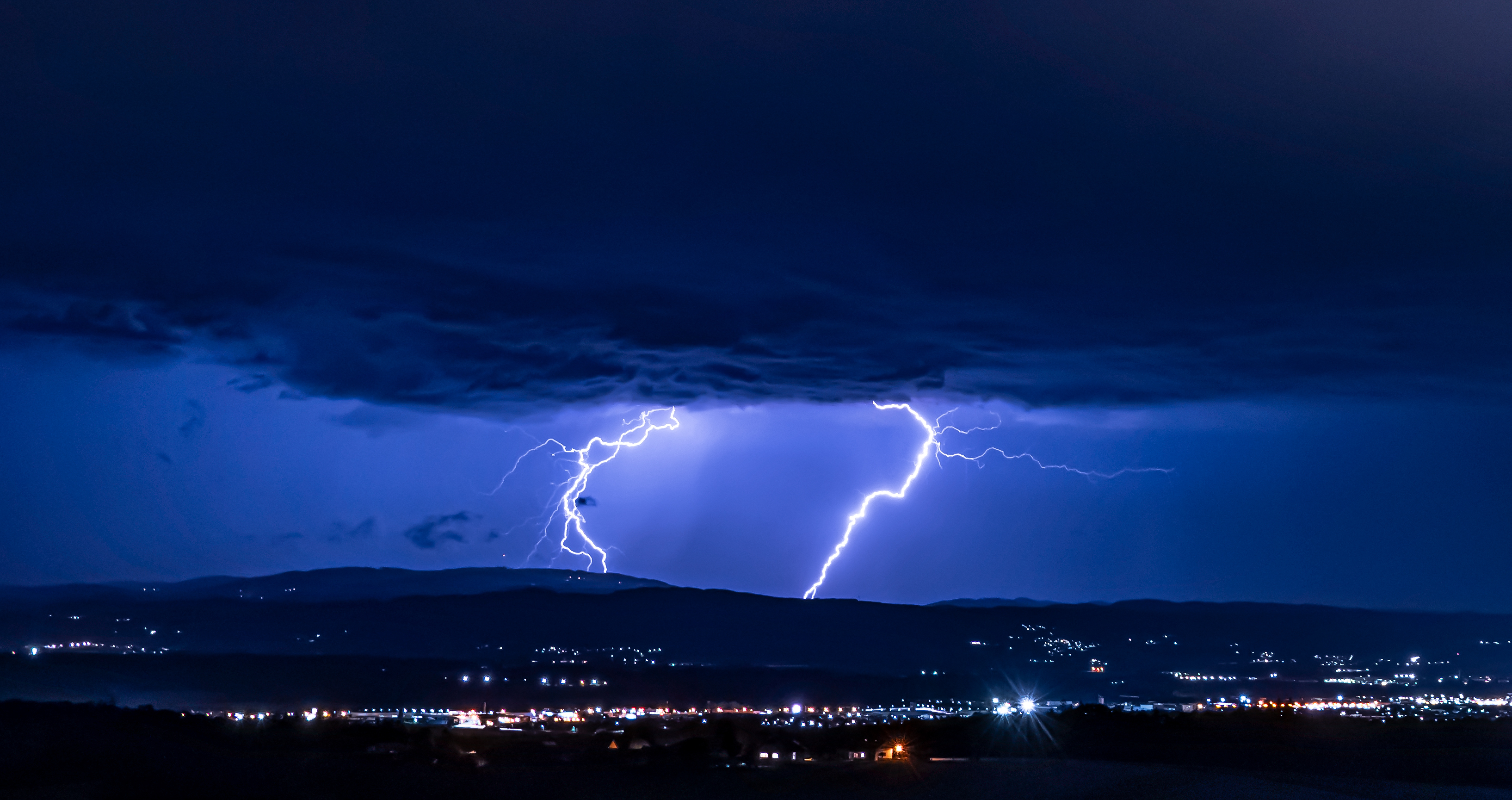 Blitze und Gewitter in Österreich