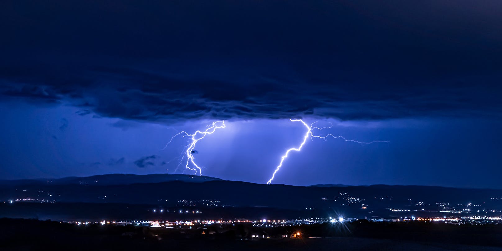 Blitze und Gewitter in Österreich