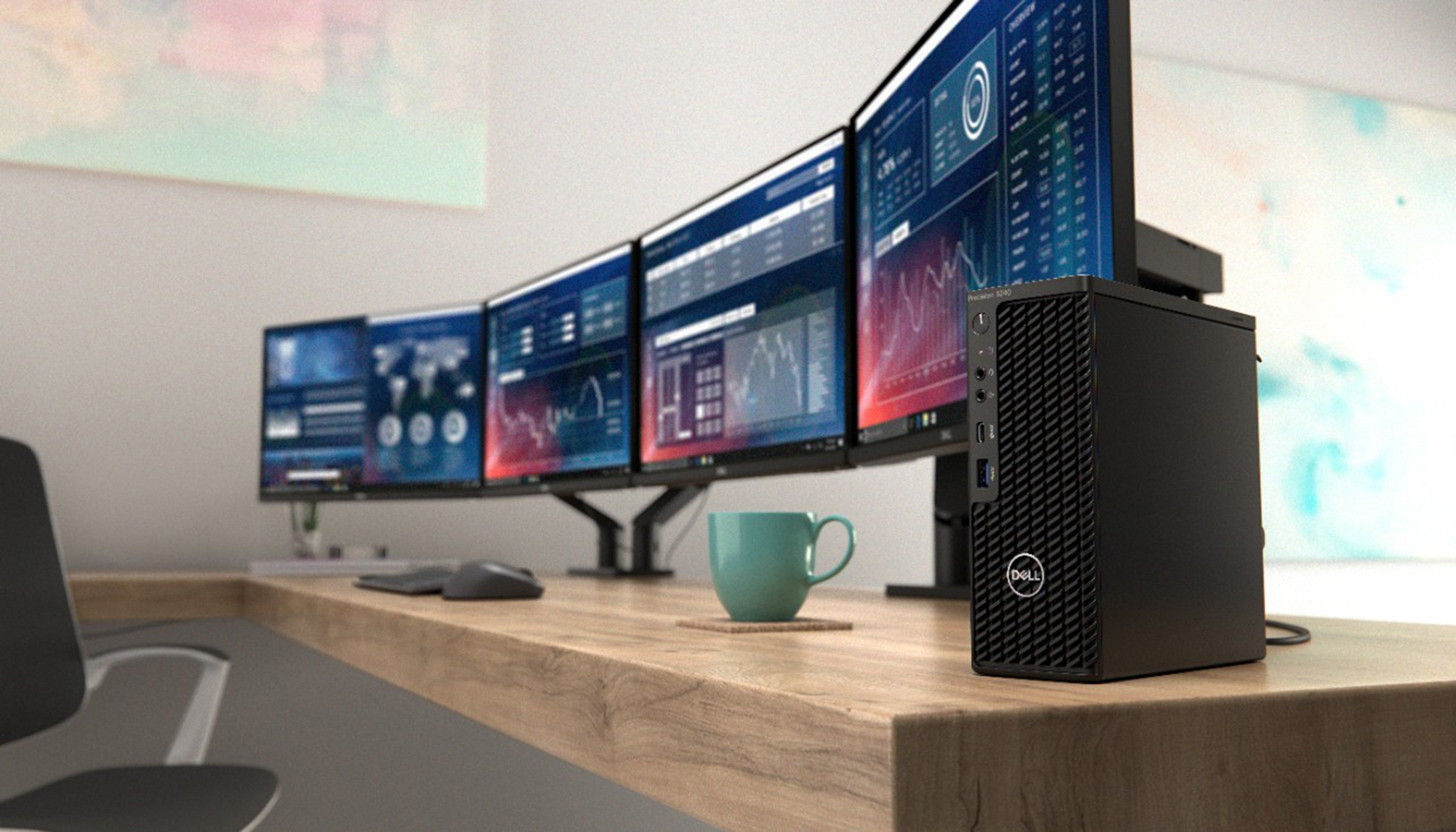 Die Dell Precision 3240 Compact ist ab sofort verfügbar.