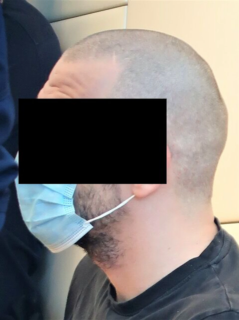 Angeklagter vor Gericht