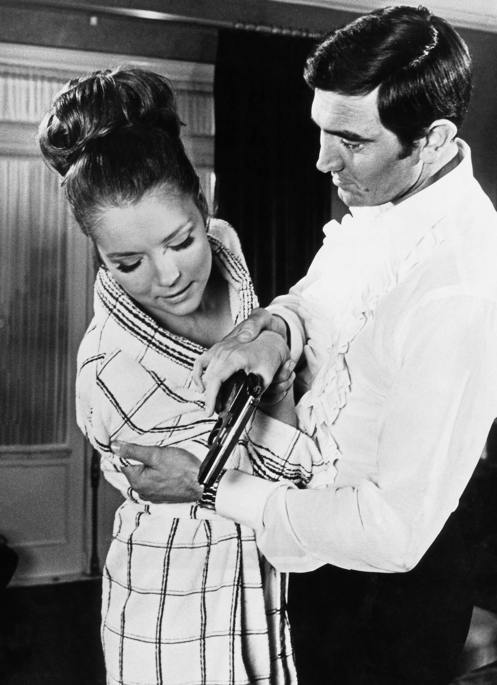 Diana Rigg mit George Lazenby in "James Bond: Im Geheimnis ihrer Majestät"