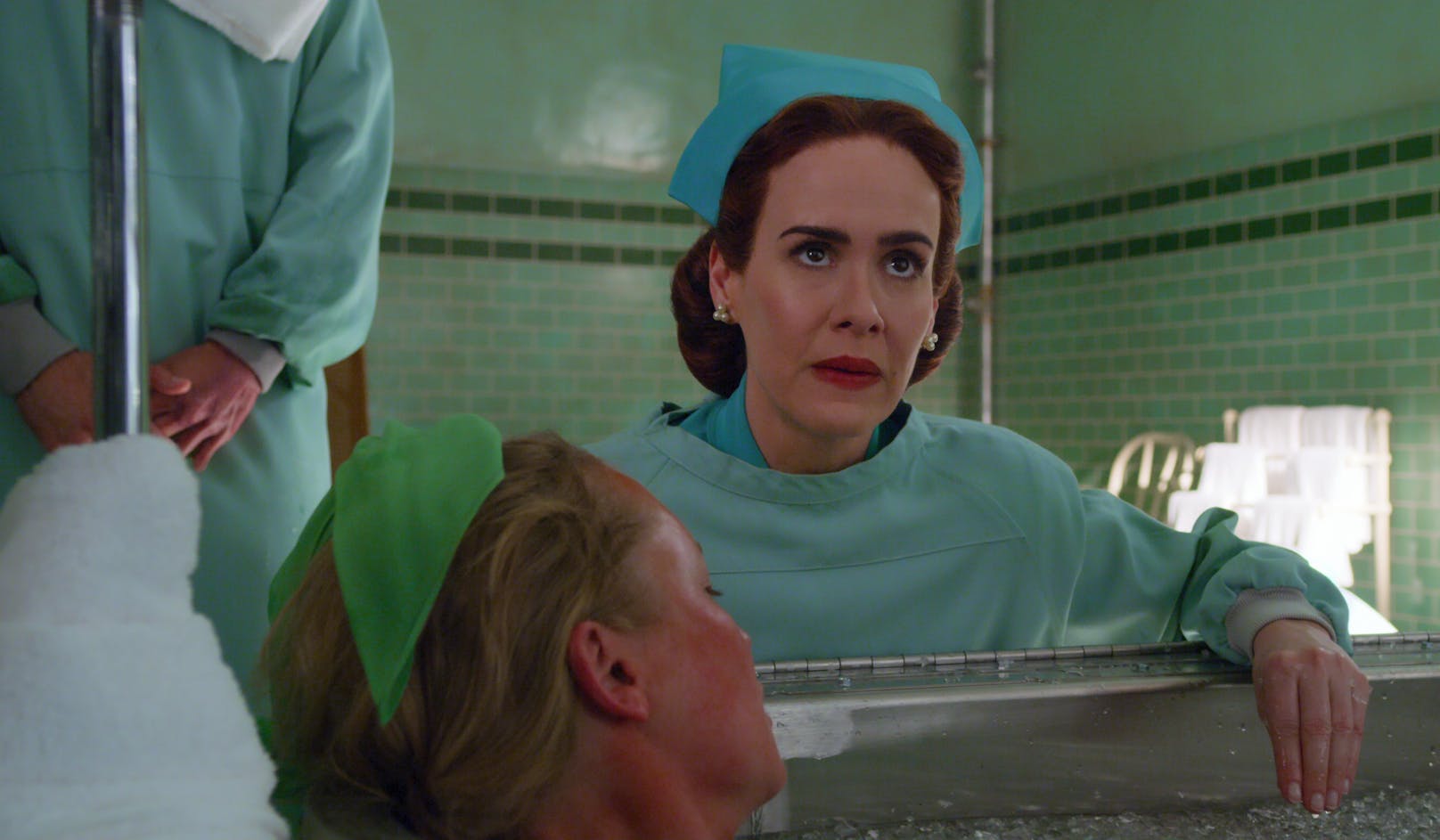 Sarah Paulson spielt in "Ratched" die böse Krankenschwester.