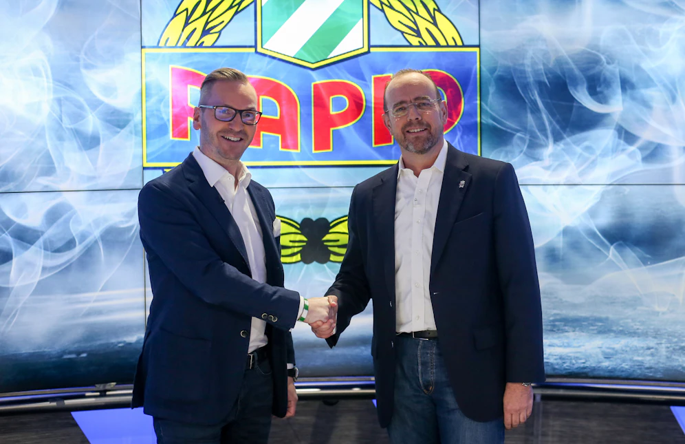Roland Schmid und Präsident Martin Bruckner