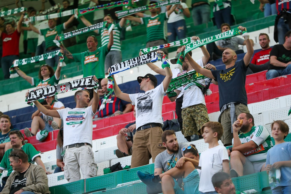 Rapid-Fans im Stadion