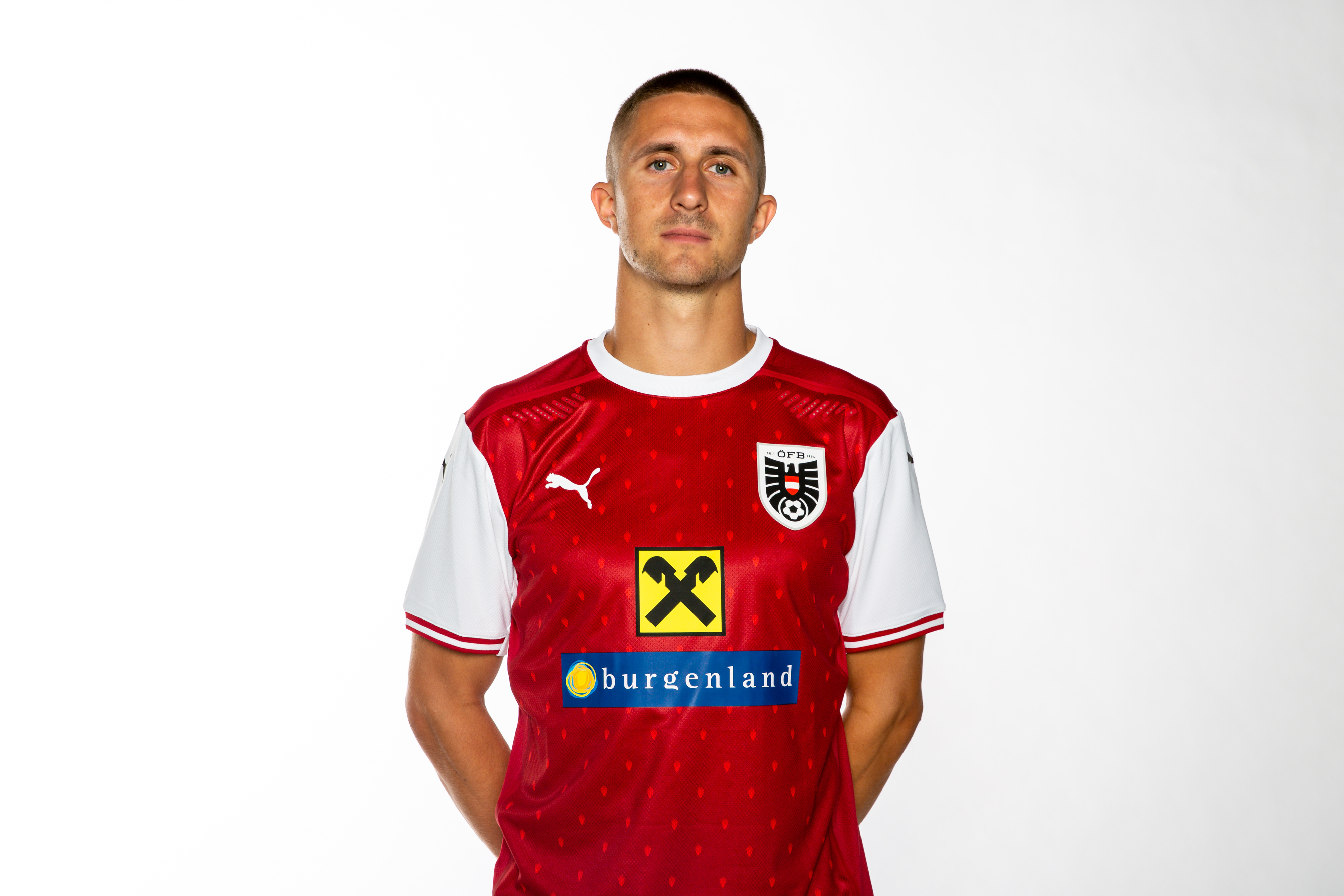 Ranftl im neuen ÖFB-Trikot.