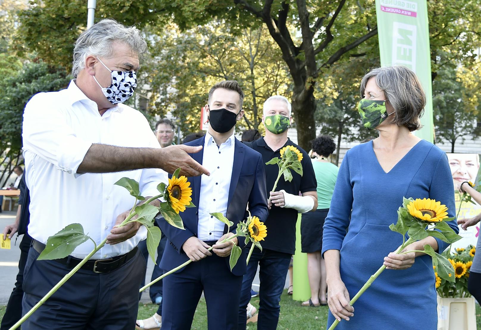 Wahlkampfauftakt der Grünen in Wien