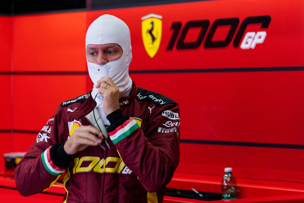 Sebastian Vettel hadert mit seiner 