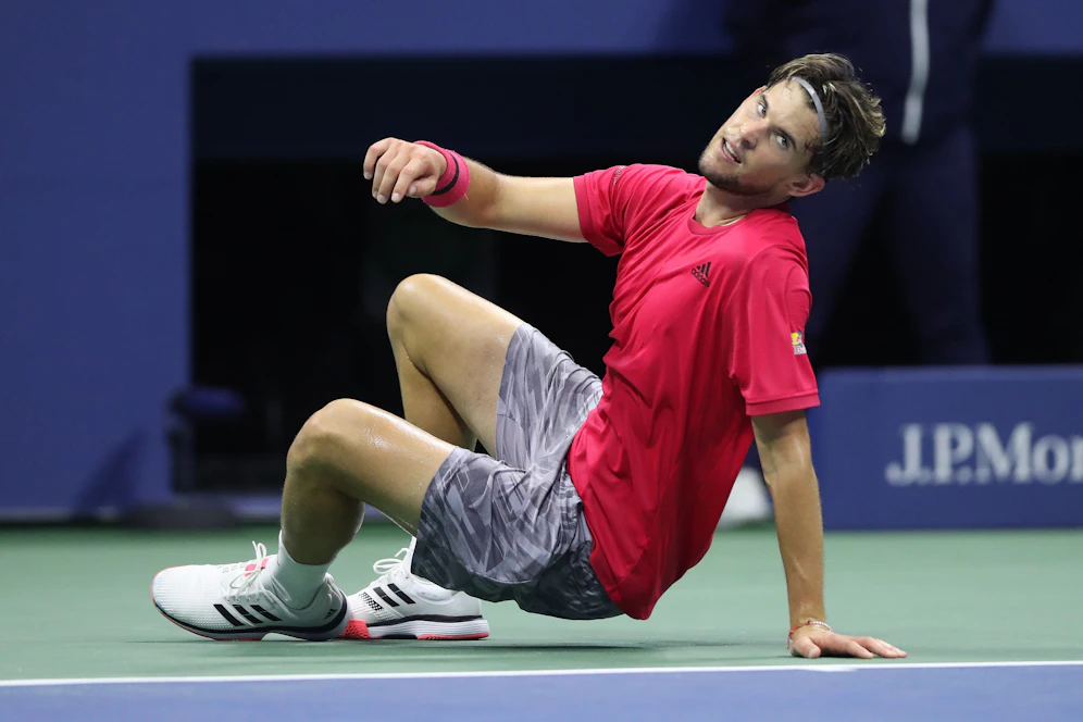 Dominic Thiem stürzte im Halbfinale.