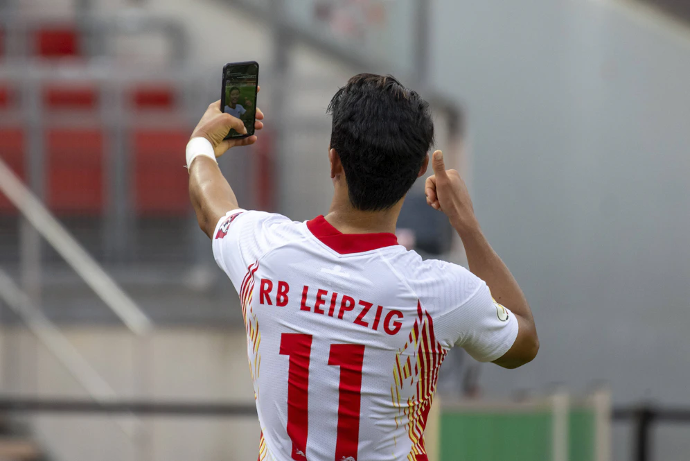 Hee-chan Hwang hat gleich beim Debüt für RB Leipzig geknipst. 