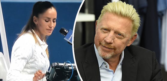 Boris Becker schwärmt von der Stuhlschiedsrichterin.
