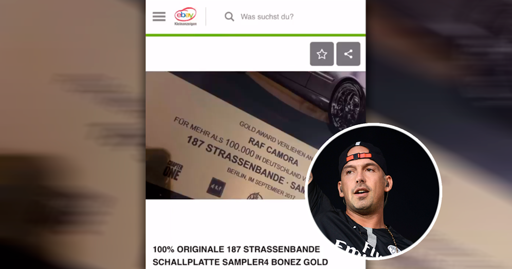 Die Schallplatte tauchte auf einmal auf dem Online-Marktplatz auf.