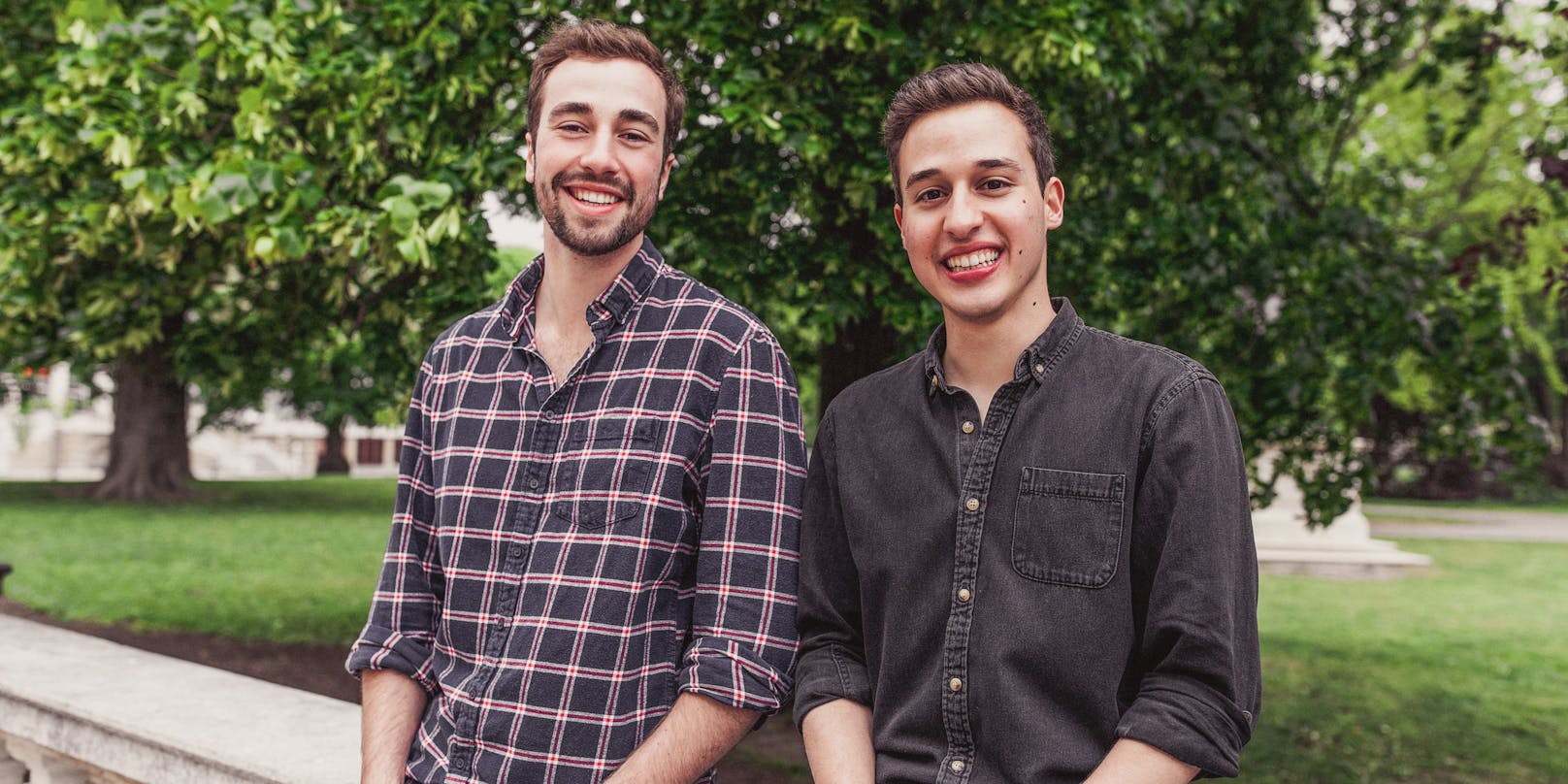 Die beiden Start-up-Gründer Christoph Rebernig und Karim Abdel-Baky