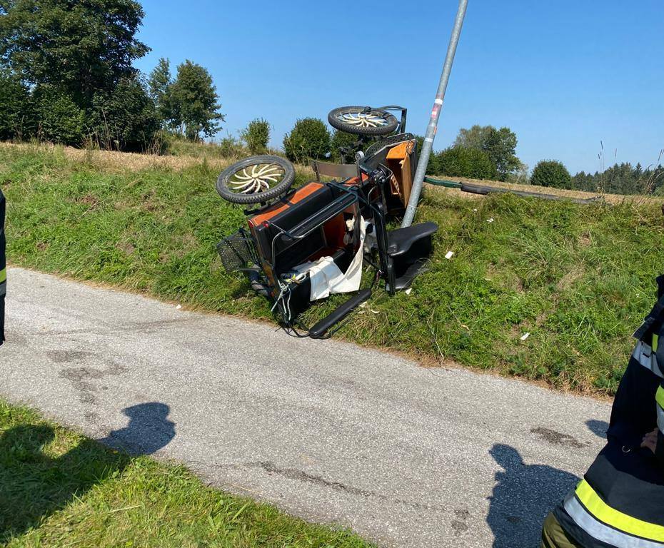 Ein Bild vom schweren Unfall.