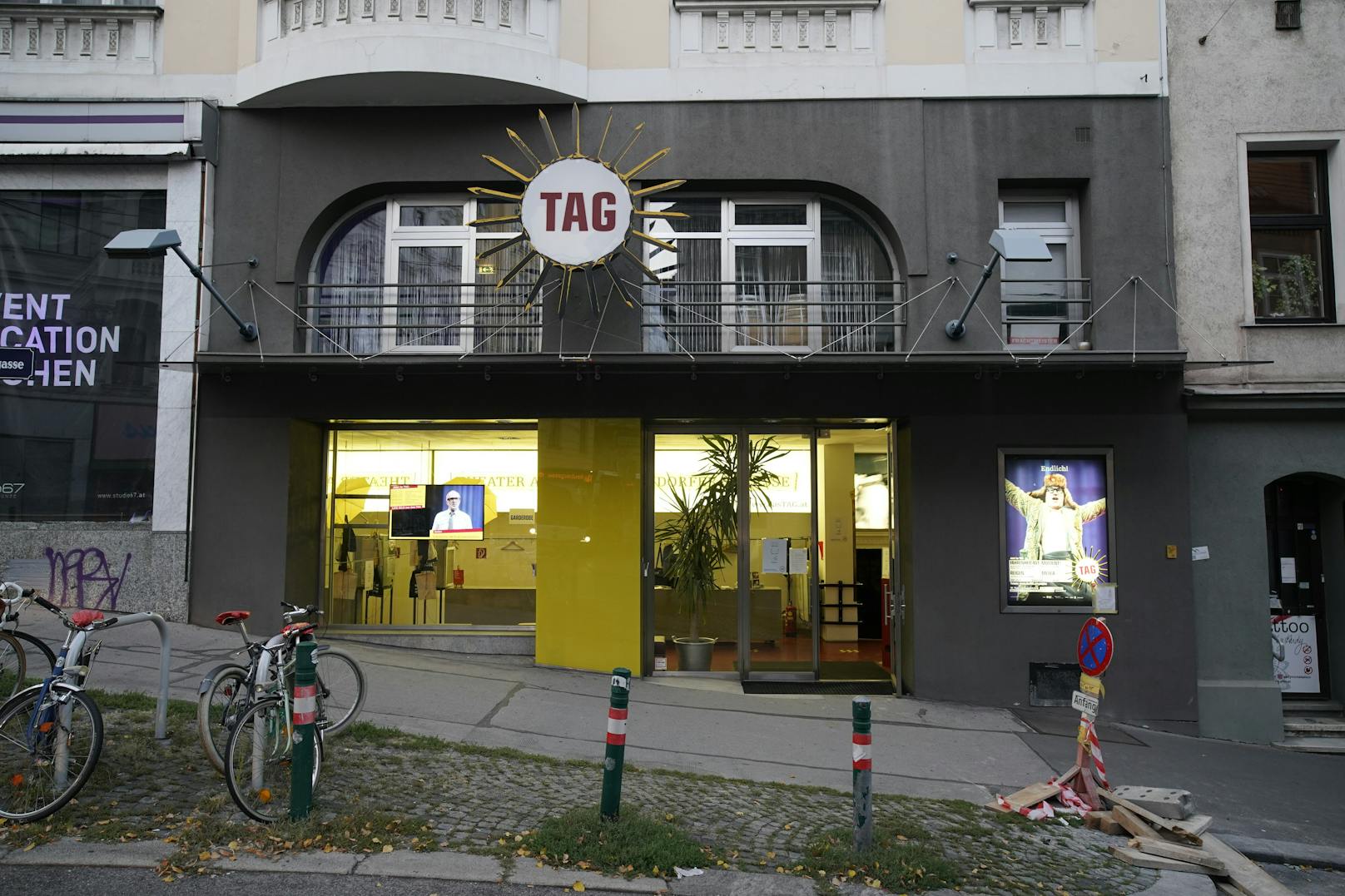 TAG auf der Gumpendorfer Straße