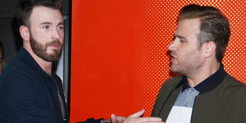 Die Brüder Chris und Scott Evans