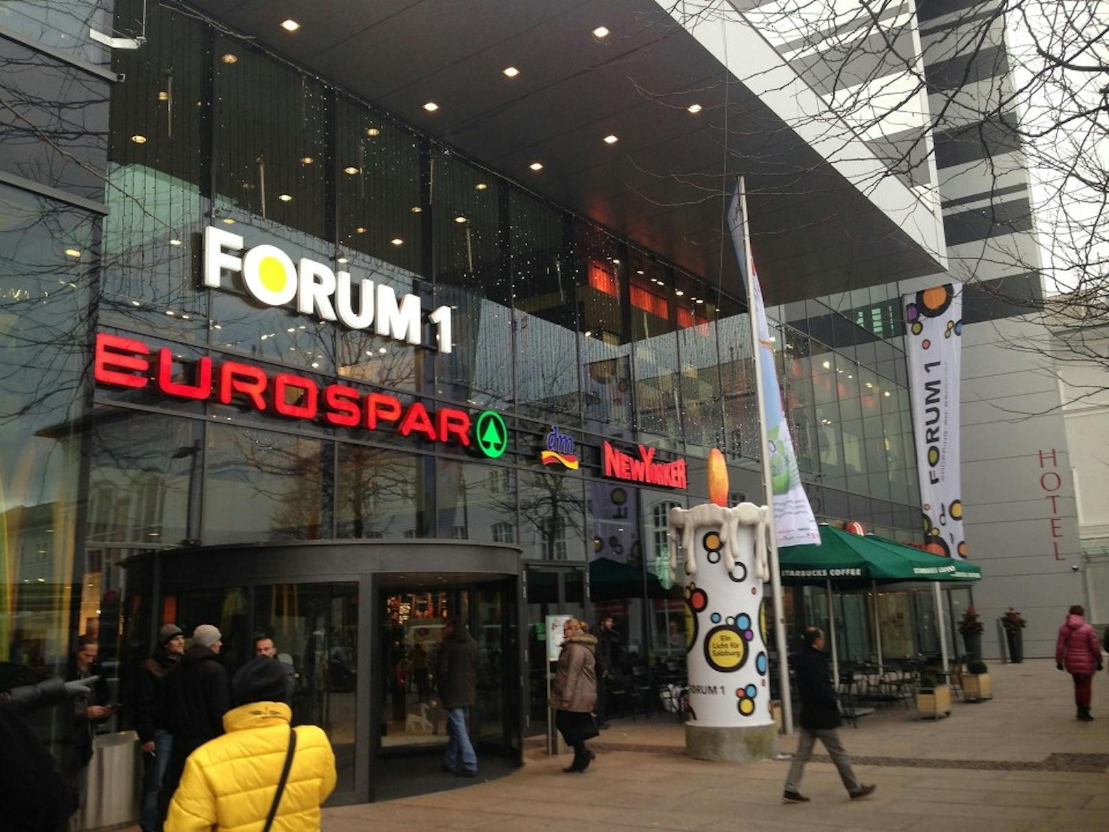 Eurospar im Forum 1 am Salzburger Hauptbahnhof