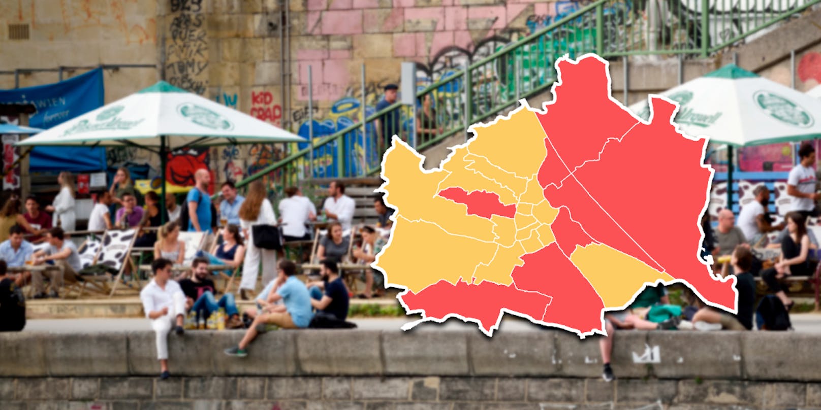 Diese Bezirke sind Wiens Corona-Hotspots (15. September 2020)