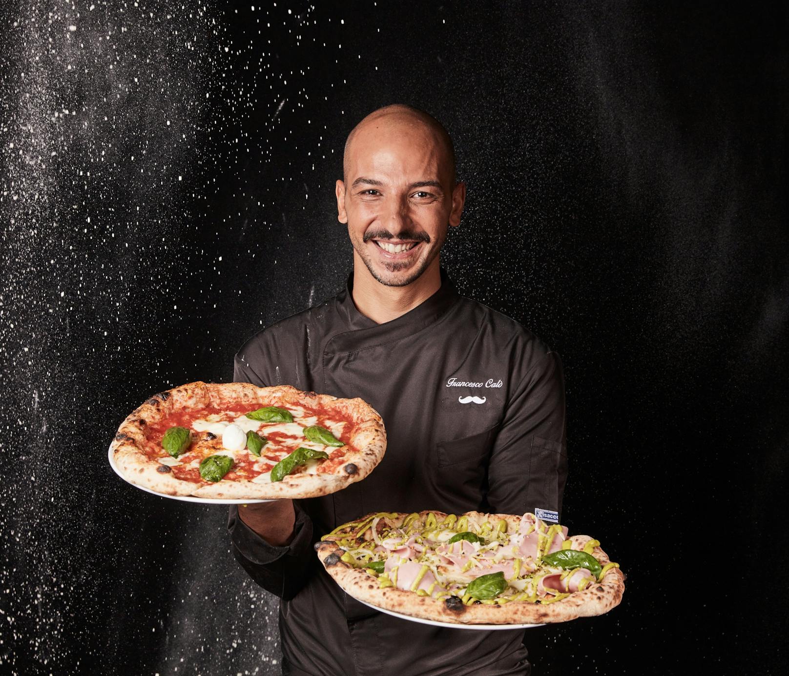 Francesco Calòs Spezialität in der "Via Toledo Enopizzeria": Die&nbsp;neapolitanische Pizza, weich und mit albhohen Rand.