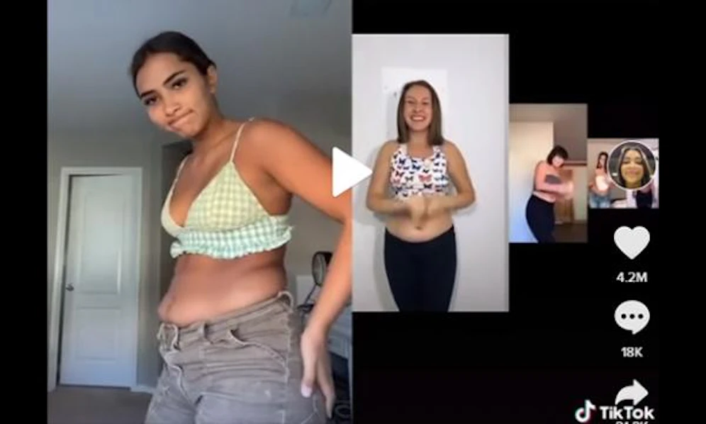 Die Belly Challenge regt Frauen dazu an, ihr gestörtes Körperbild zu stabilisieren und zu ihren natürlichen Formen zu stehen. 