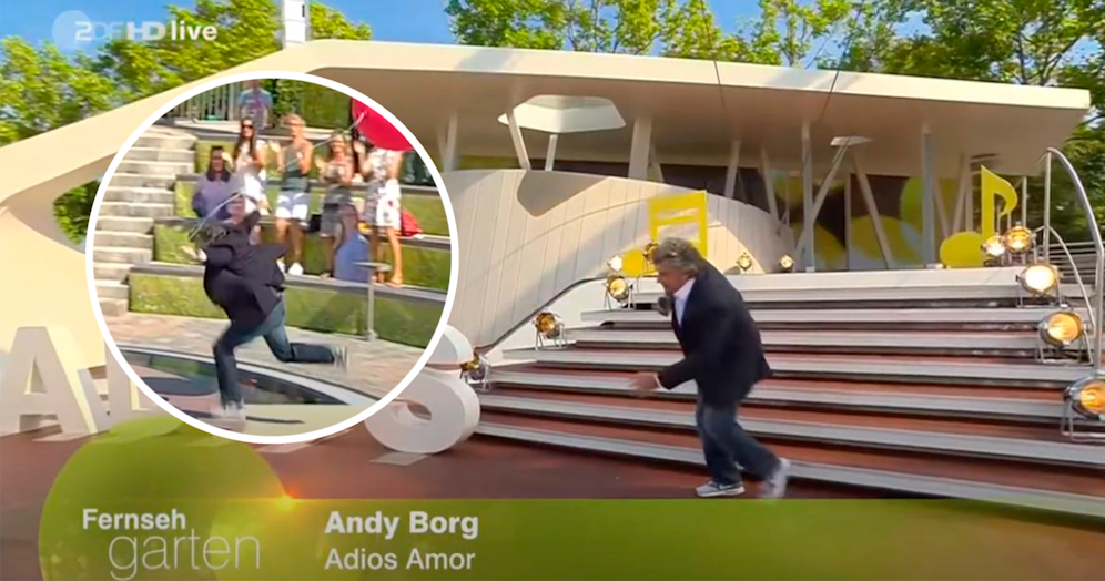 Andy Borg stolperte durch die Show.