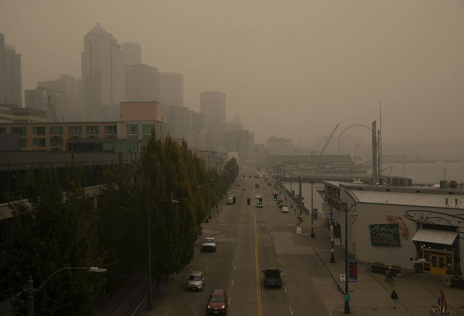 Auch in Seattle ist die Luftverschmutzung äußerst hoch.