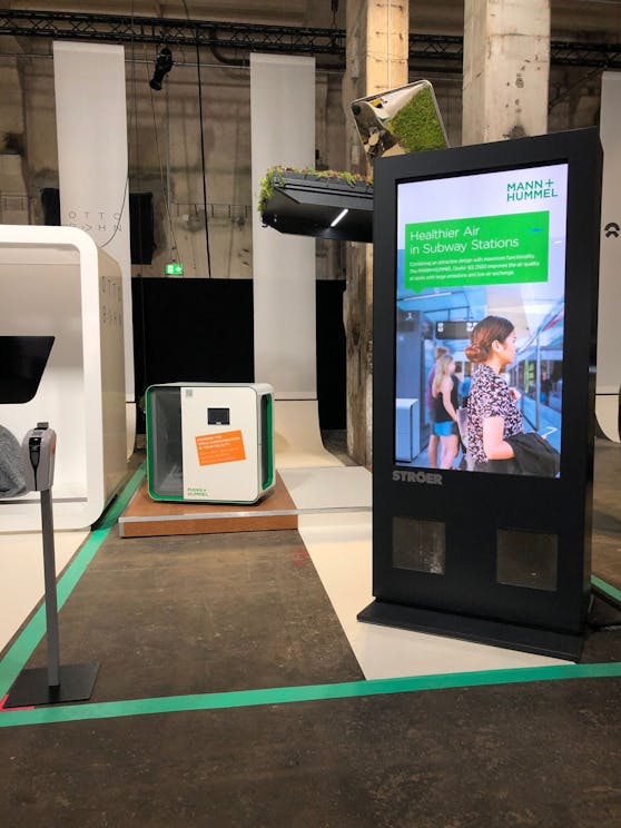 Mann+Hummel plant filtrierende Werbeträger und Bushaltestellen mit integrierter Feinstaubfiltertechnologie.