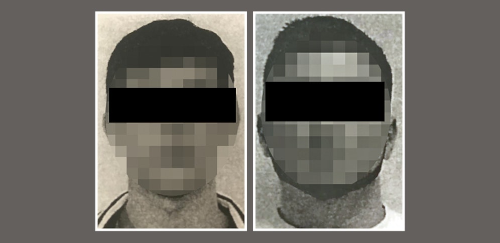 Zwei der verdächtigen Sittenwächter