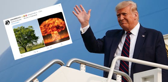 Donald Trumps Sager über Österreich sorgte für viele Lacher.