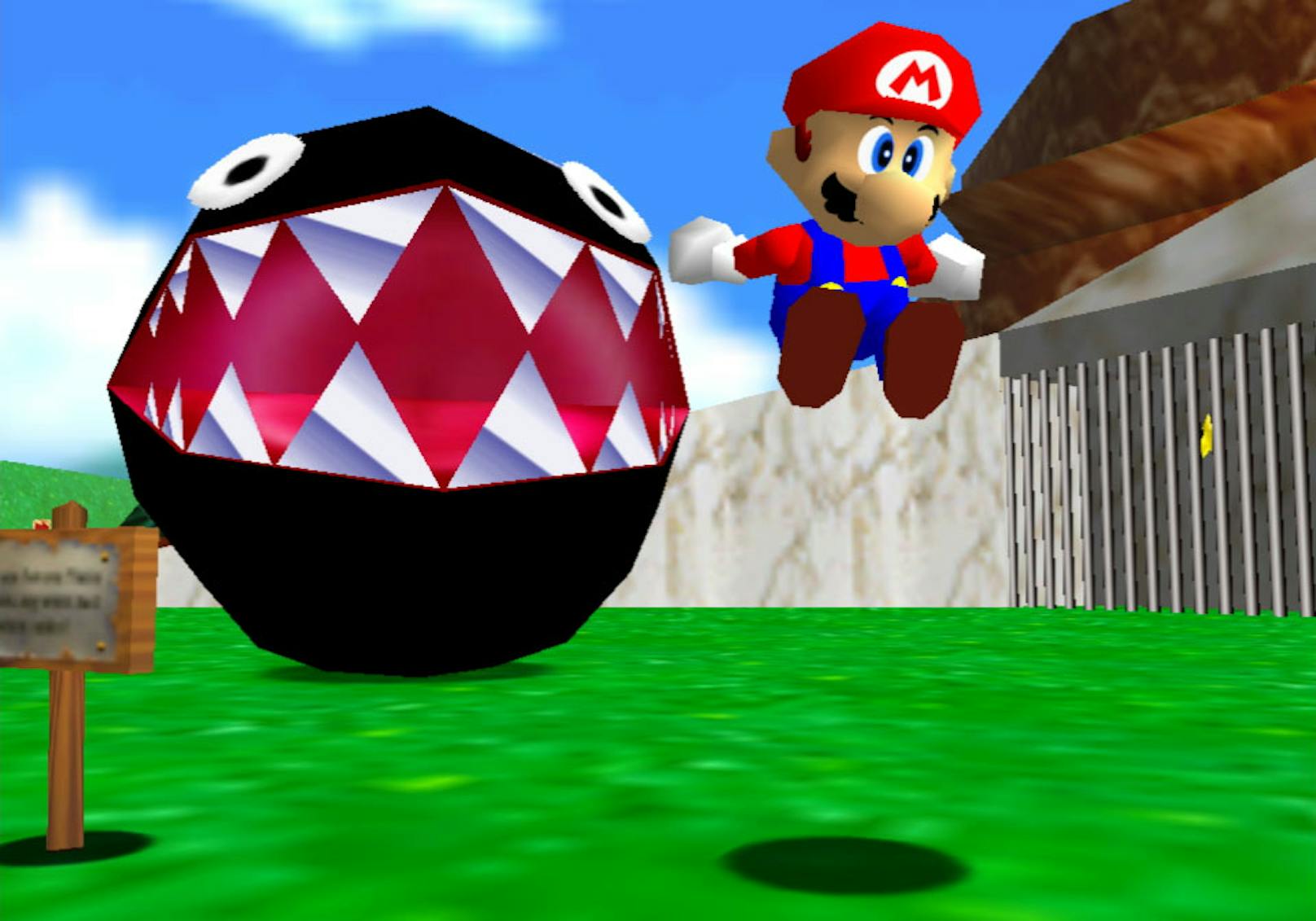 "Super Mario 64" gehört wohl zu den einflussreichsten Games der Geschichte. Nintendo definierte im Jahr 1996, wie sich ein Jump-and-Run im dreidimensionalen Raum spielen soll. Das funktionierte beim ersten Anlauf schon hervorragend, auch wenn die Kamerasteuerung mit heutigen Augen betrachtet etwas mühsam daherkommt.