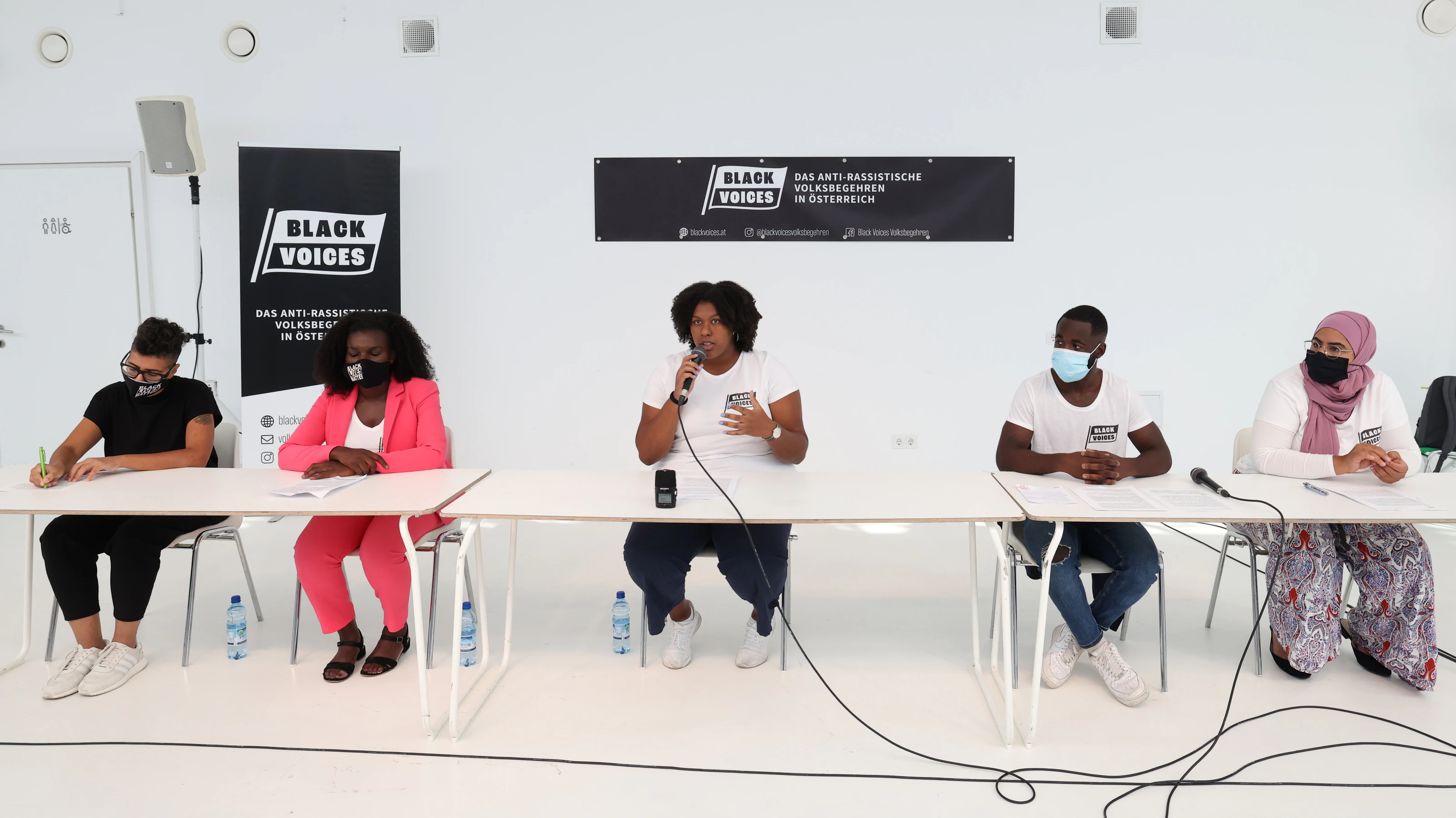 Pressekonferenz zum Start des #BlackVoicesVolksbegehrens