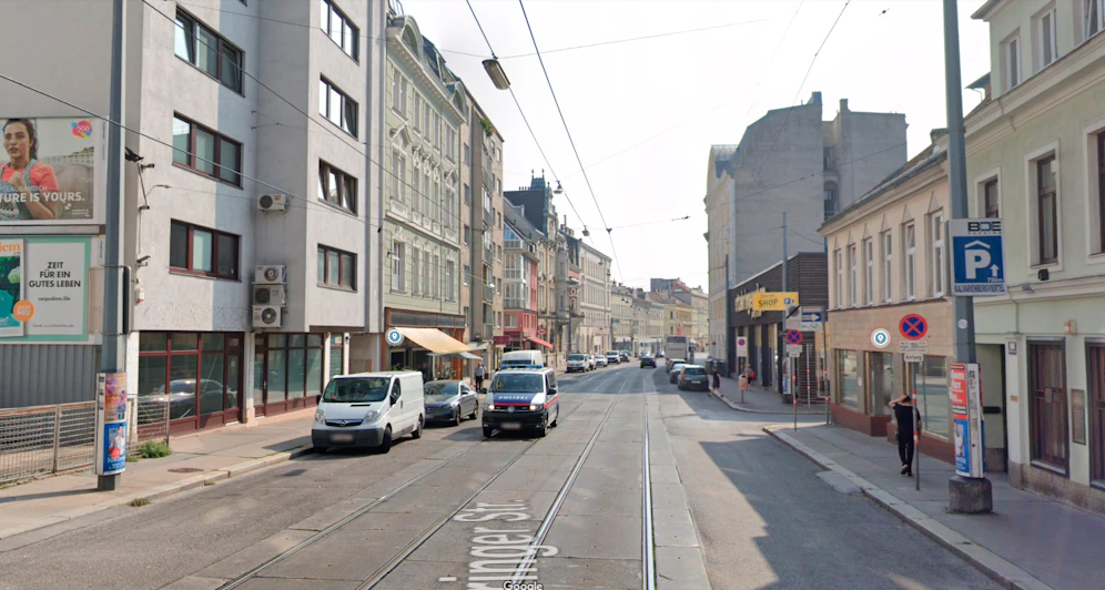 Blick in die Ottakringer Straße in Wien