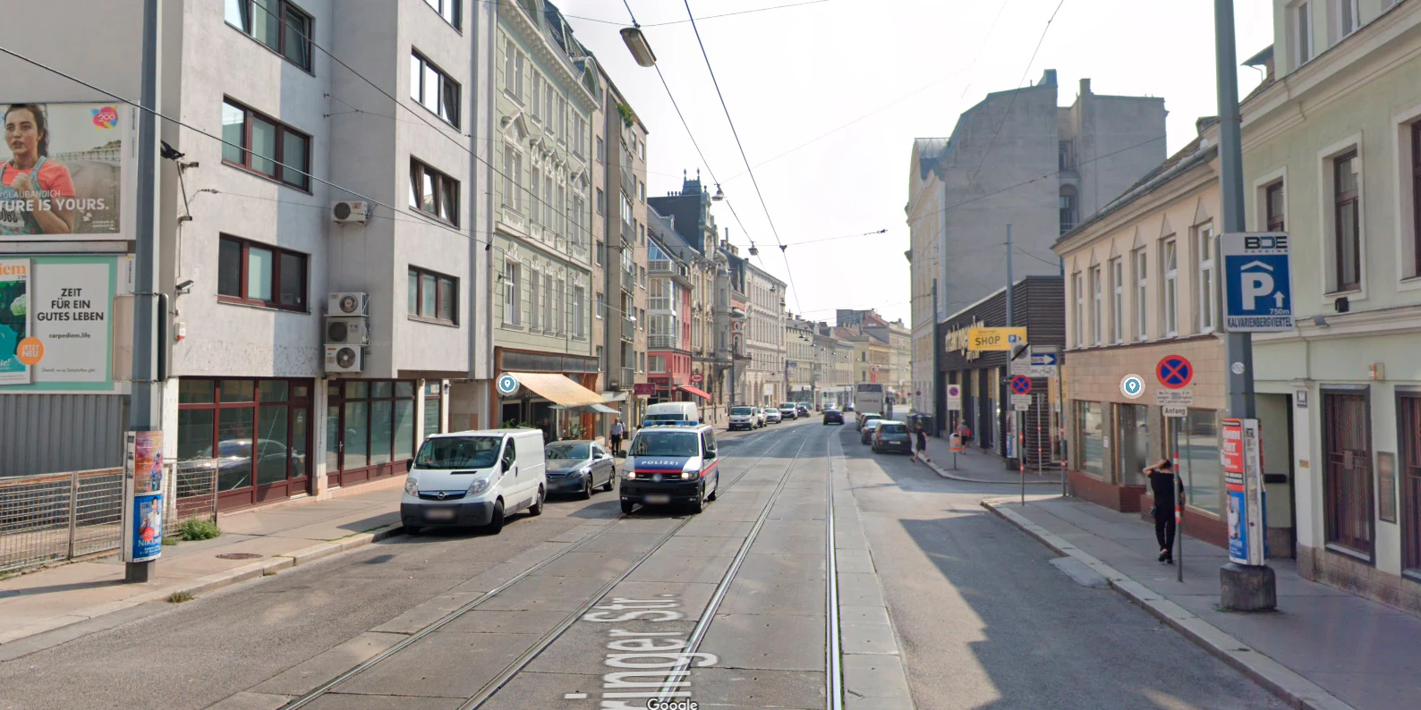 Blick in die Ottakringer Straße in Wien